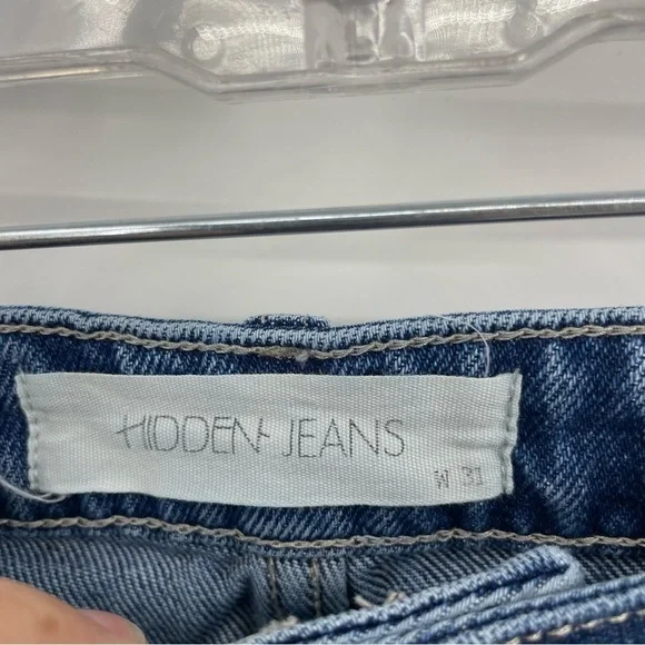 Stylish Blue Straight Leg Jeans for Women - Picture 3 of 11